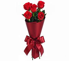 Букет 5 Красных роз Эдлесс Лав в Бояркино