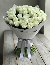 Букет 35 Белых роз в Бояркино