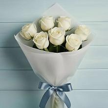 Букет 7 Белых роз Эдлесс Лав #REPLACE_PRED# Бояркино