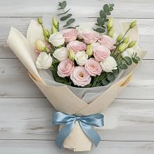 Букет цветов из:  Лизиантусы #REPLACE_PRED# Бояркино