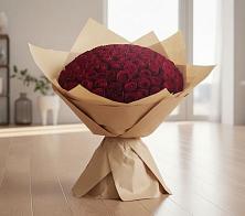 Букет 101 Красная роза в Бояркино