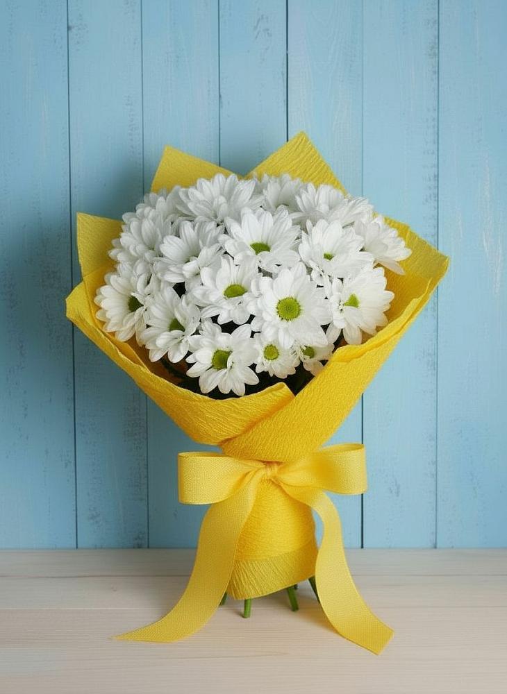 Букет цветов из: Хризантемы в Бояркино