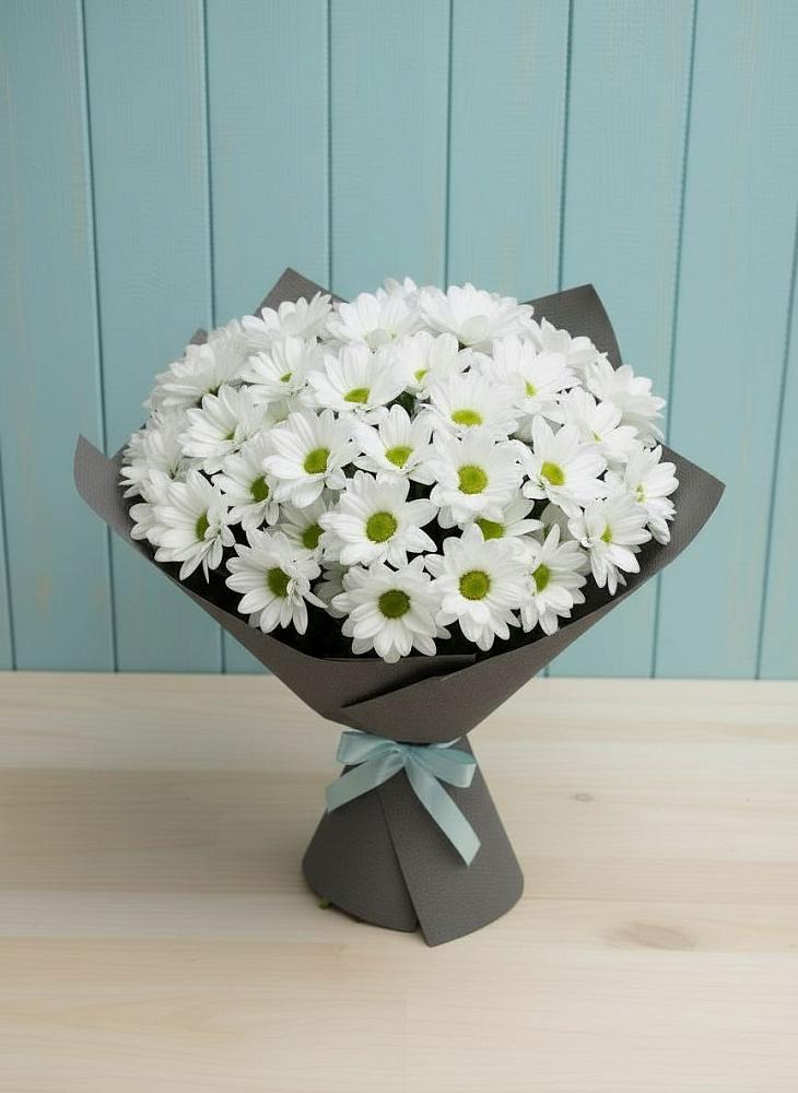 Букет цветов из: Хризантемы в Бояркино