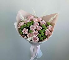 Букет цветов из:  Розы и Хризантемы #REPLACE_PRED# Бояркино