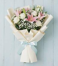 Букет цветов из:  Лилии в Бояркино