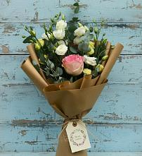 Букет цветов из:  Розы и Лизиантусы в Бояркино